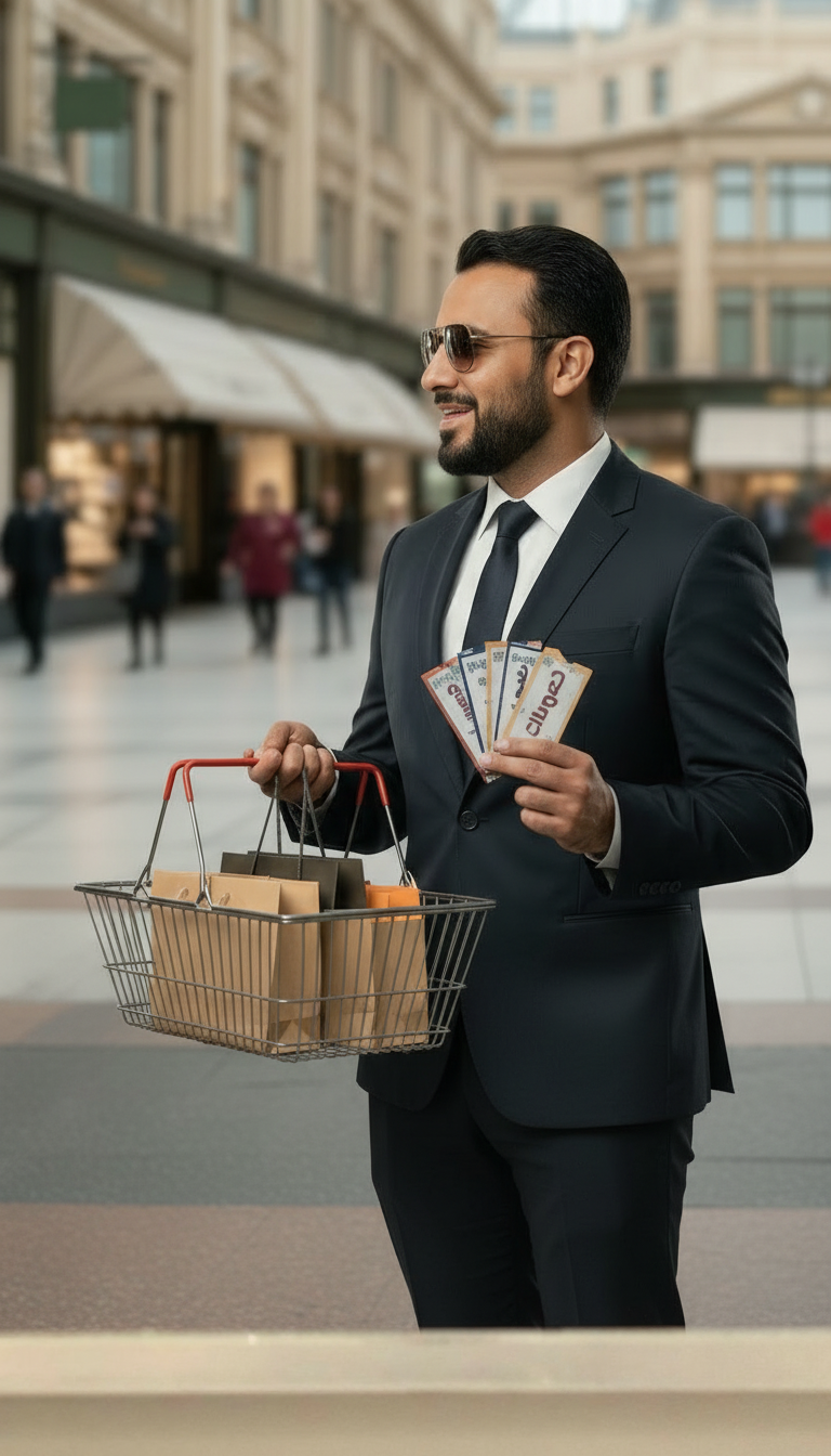 Bodyguard in London Shopping | بودي قارد في لندن تسوق